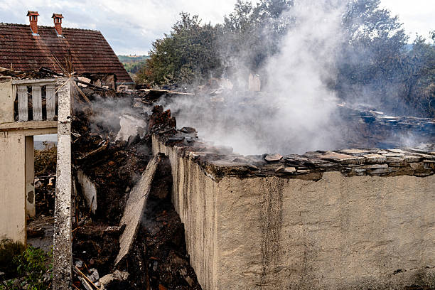 Professional Fire Damage Removal technician working in Hammond, WI